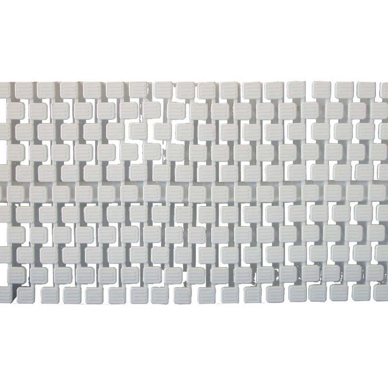Решетка переливная Square 200х25 мм, цвет белый