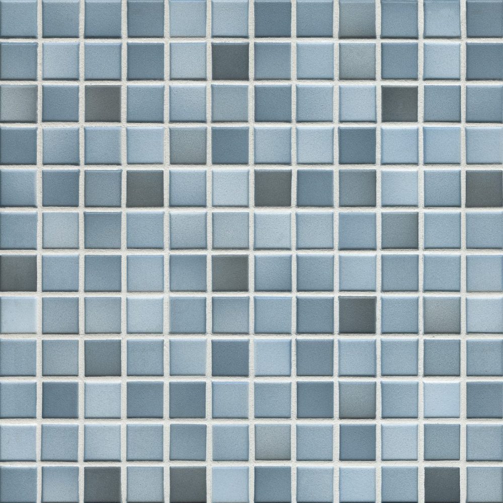 Мозаика серия Fresh 2,4 x 2,4 см Denim blue mix Secura (противоскользящая R10/B)