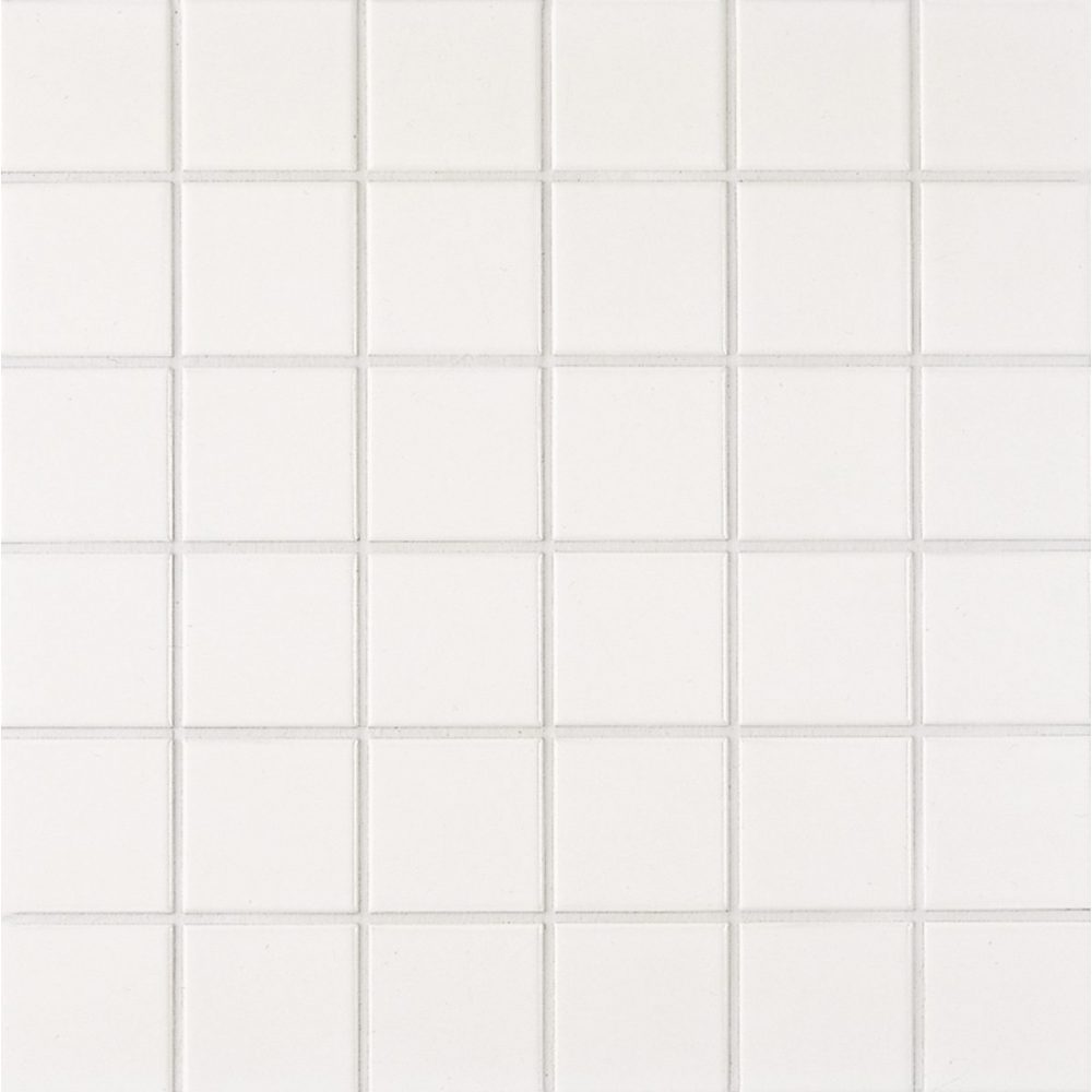 Мозаика серия Fresh 5,0 x 5,0 см Snow white Secura (противоскользящая R10/B)