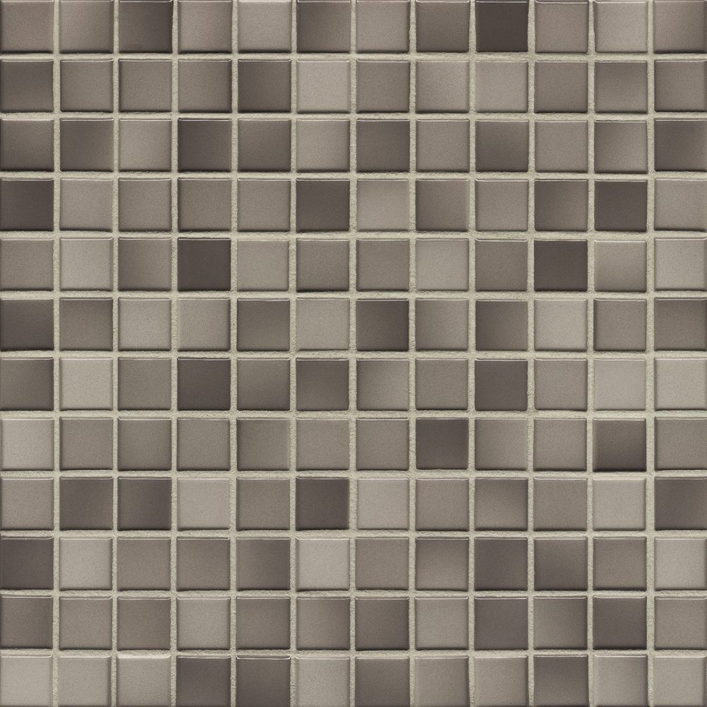 Мозаика серия Fresh 2,4 x 2,4 см Тaupe mix glossy (глазурованная)