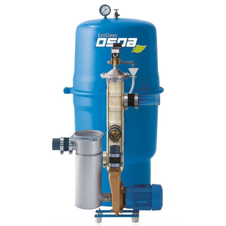Фильтр Ospa 10 EcoClean HA F, 10 м³/ч,  насос бронза 230 В / 0,68 кВт, преобразователь частоты