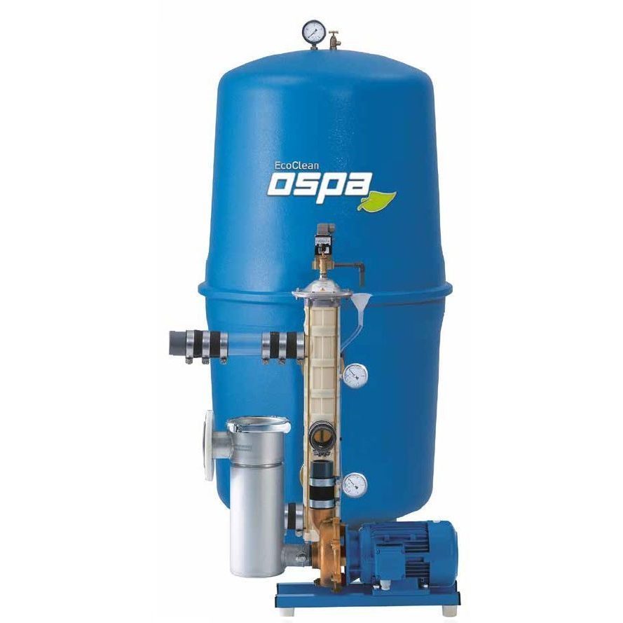 Фильтр Ospa 16 EcoClean AA RG с насосом 400В/2,2 кВт из бронз. литья и уст.преобр. частоты