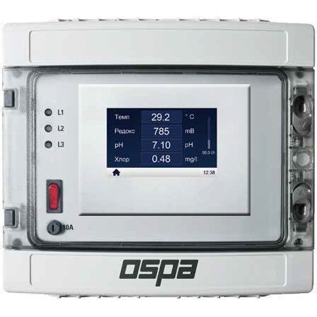 Блок управления Ospa-Compact Touch до 1x3 кВт для 1-го общественного бассейна