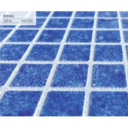Пленка ПВХ ALKORPLAN CERAMICS с мозаичной 3D поверхностью Atenea (синяя), 2 мм, 1,65х21 м