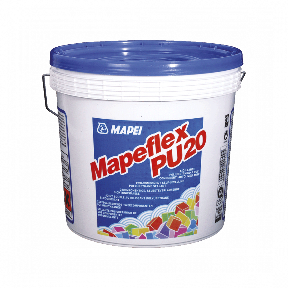 MAPEFLEX PU20, 114 антрацит, 2-х комп. герметик д/бетона, керамики, 10 кг