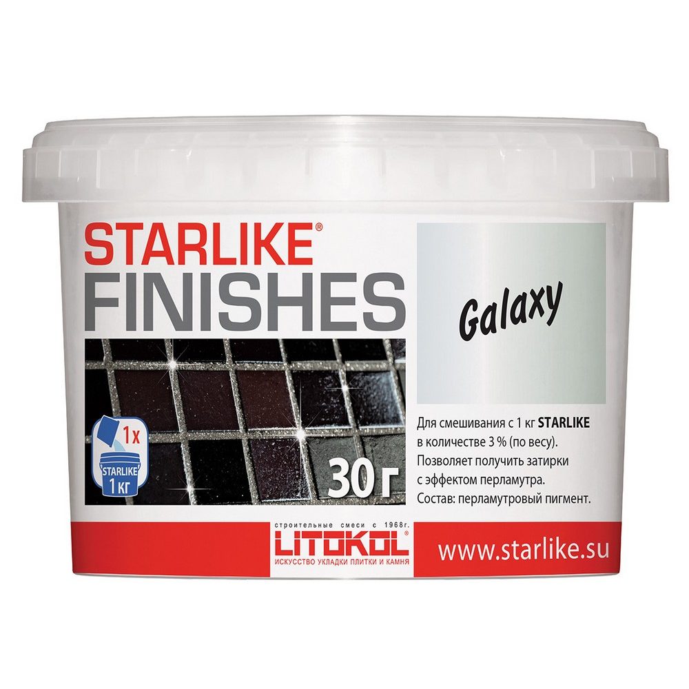Затирочная смесь (добавка) STARLIKE FINISHES GALAXY (перламутровая), 75 г