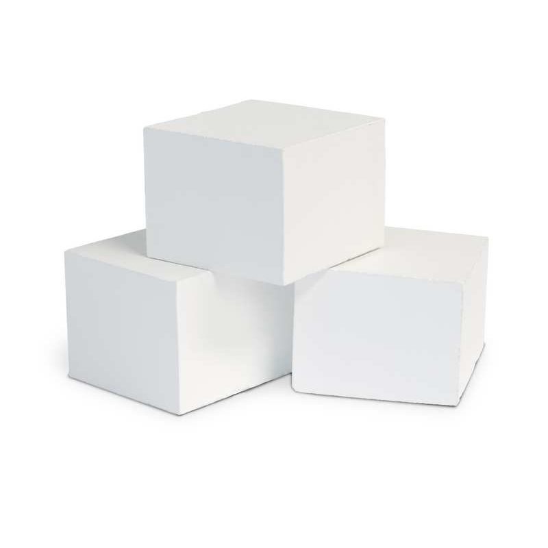 Набор камней кубической формы 24 шт. для печи Mythos S45, белый цвет