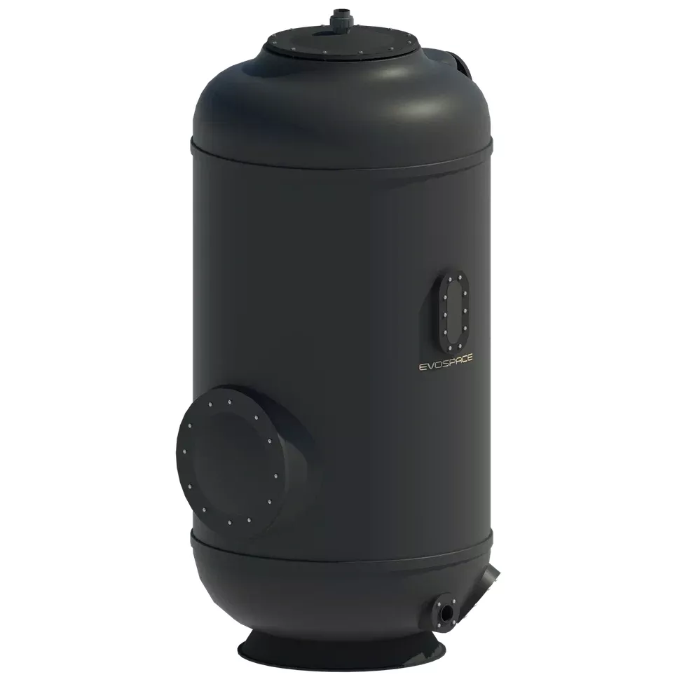 Фильтр Evo Titan, d=1250 мм, DN125, засыпка - 1500 мм, H = 2500 мм, дюзовое дно, без кл.