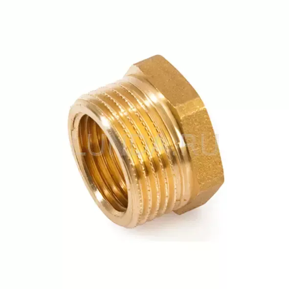 Футорка латунная 1 1/4"НРх1/2"ВР, STOUT