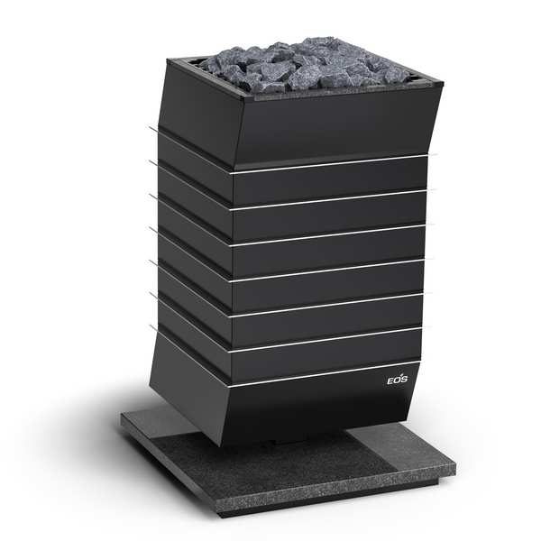 Печь для сауны EOS Vision Stone Nero Impala, 950 x 600 x 600 мм, 400 В 3N AC, 15,0 кВт