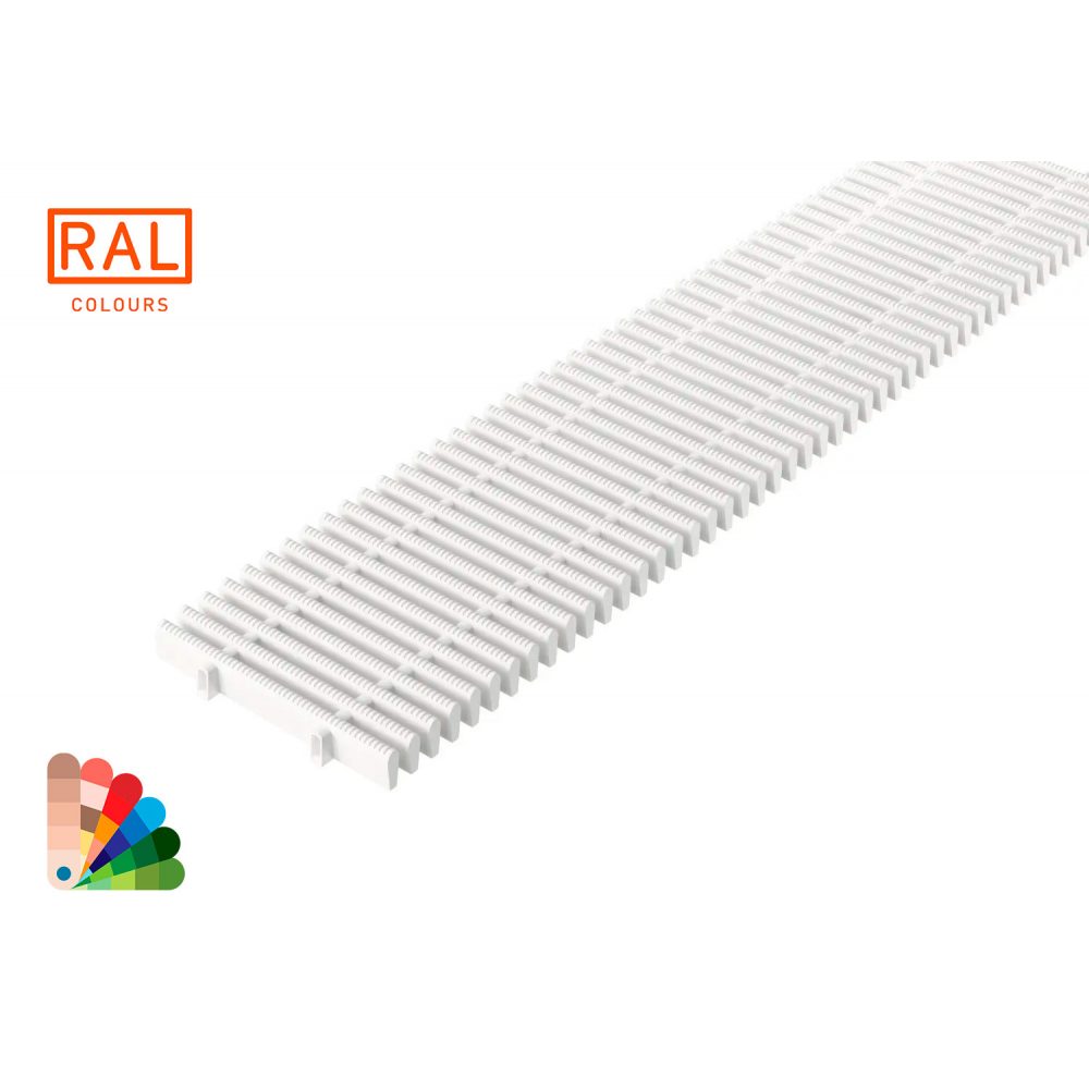 Решетка переливного лотка EMCO 760/22, 200 мм, под окрас в цвет RAL