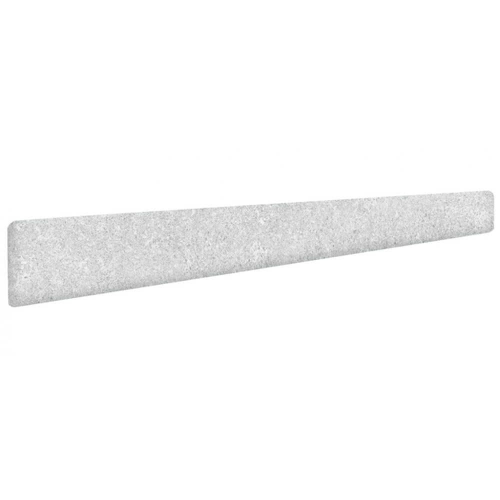 Ступень прямая Exagres REMATE RECTO OPERA SILVER (серебряная), 33x3 см