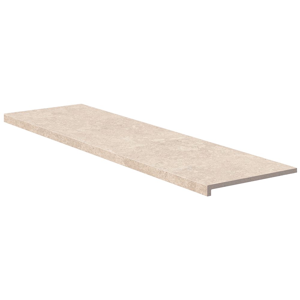 Ступень прямая верхняя Exagres PELDAÑO RECTO BEDFORD SAND (песочная), 33x120x3 см