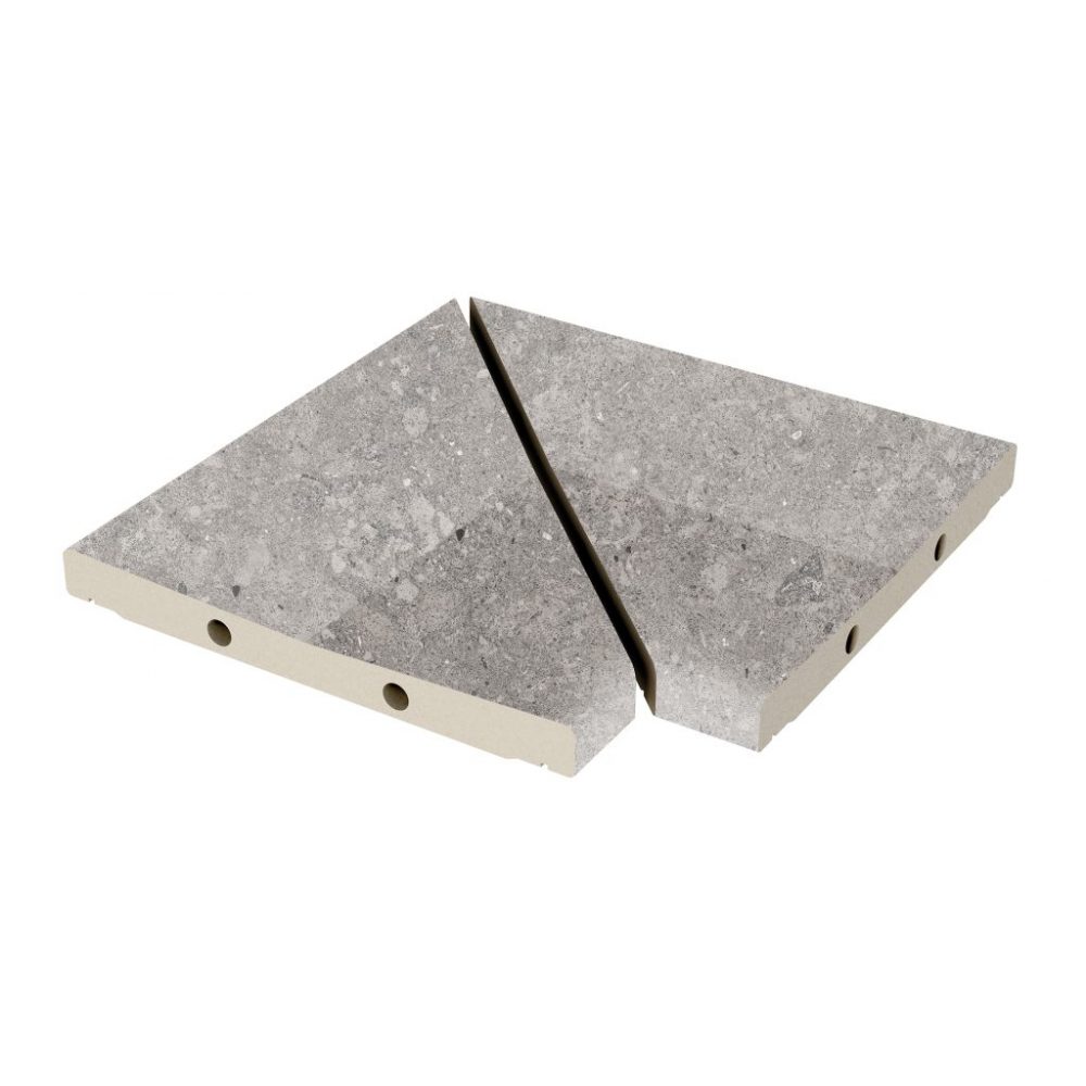 Угол решетки Exagres ANGULO REJILLA MODULAR BEDFORD PEARL (жемчужный), 30x30 см
