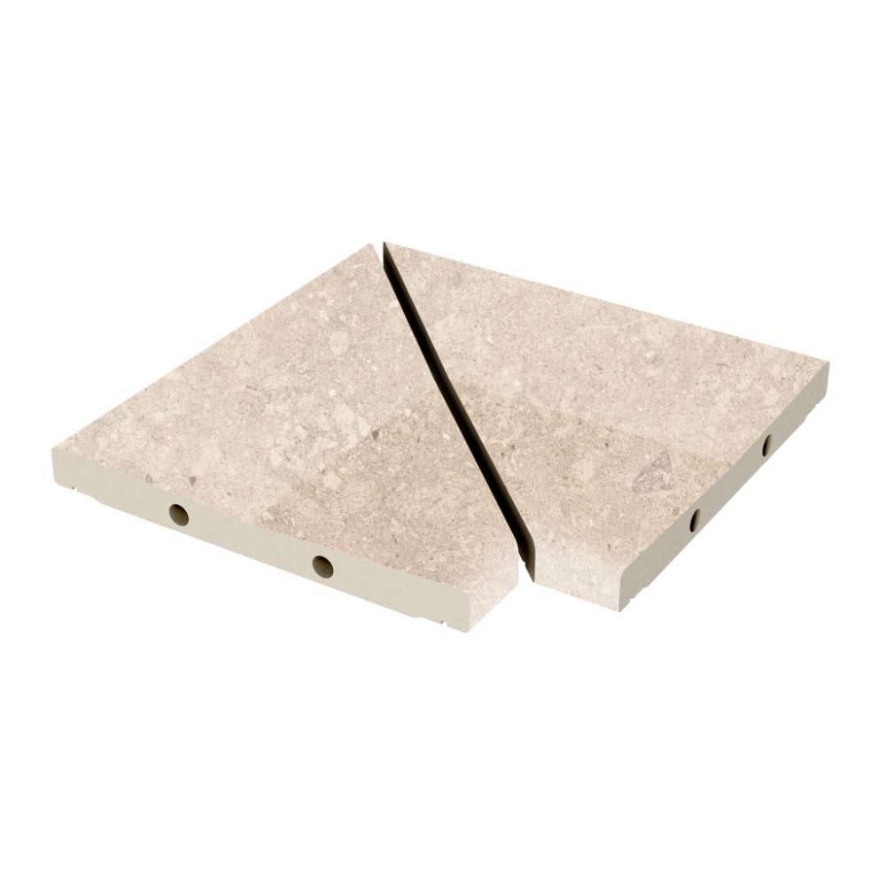 Угол решетки Exagres ANGULO REJILLA MODULAR BEDFORD SAND (песочный), 30x30 см