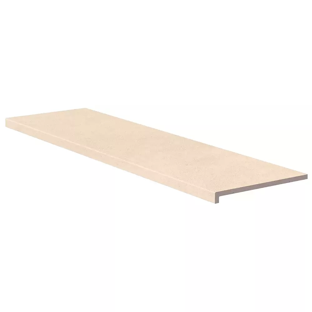 Ступень прямая верхняя Exagres PELDAÑO RECTO ESSENZA SABBIA (бежевая), 33x120x3 см