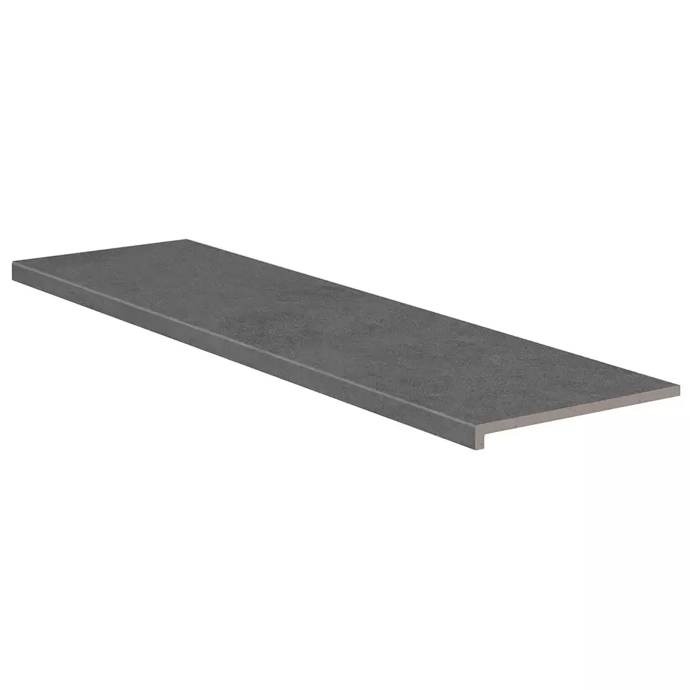 Ступень прямая верхняя Exagres PELDAÑO RECTO ESSENZA GRAFITE (графит), 33x120x3 см