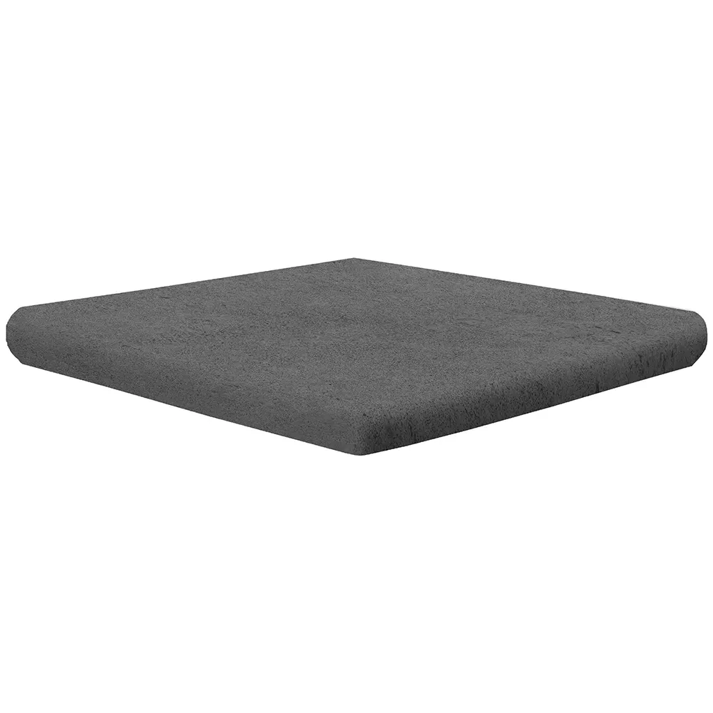 Ступень угловая Exagres CARTABON ML ESSENZA GRAFITE (графит), анти-слип, 33x33x4 см