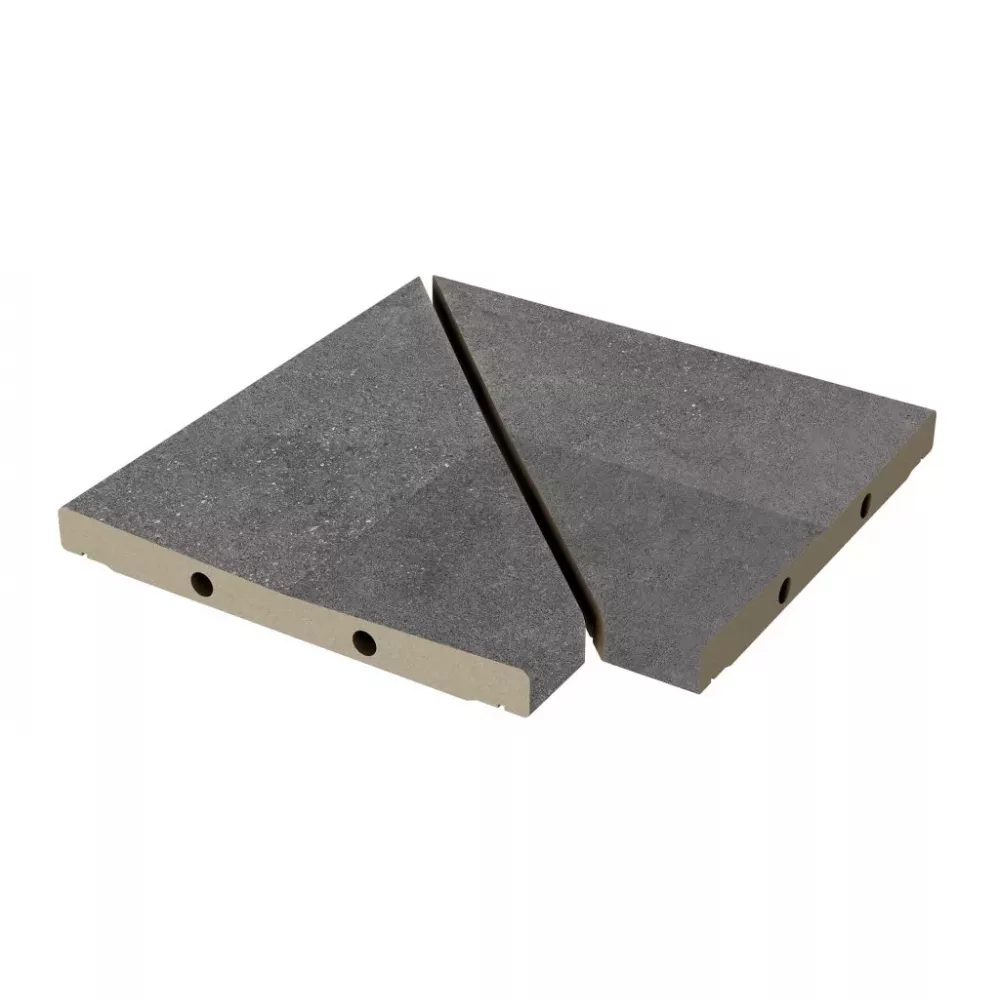 Угол решетки Exagres ANGULO REJILLA MODULAR ESSENZA GRAFITE (графит), 30x30 см