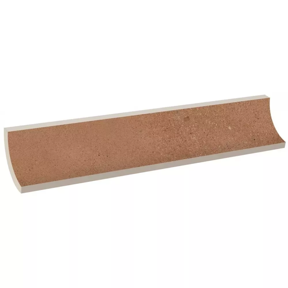 Кромка Exagres MEDIA CAÑA 8 ESSENZA RUST (коричневая), 7,7x66,5 см