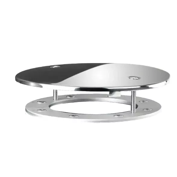 Накладка из нерж. ст. V4A, ø 104 мм, с натяжным винтом и скобой – для трапов DN 70