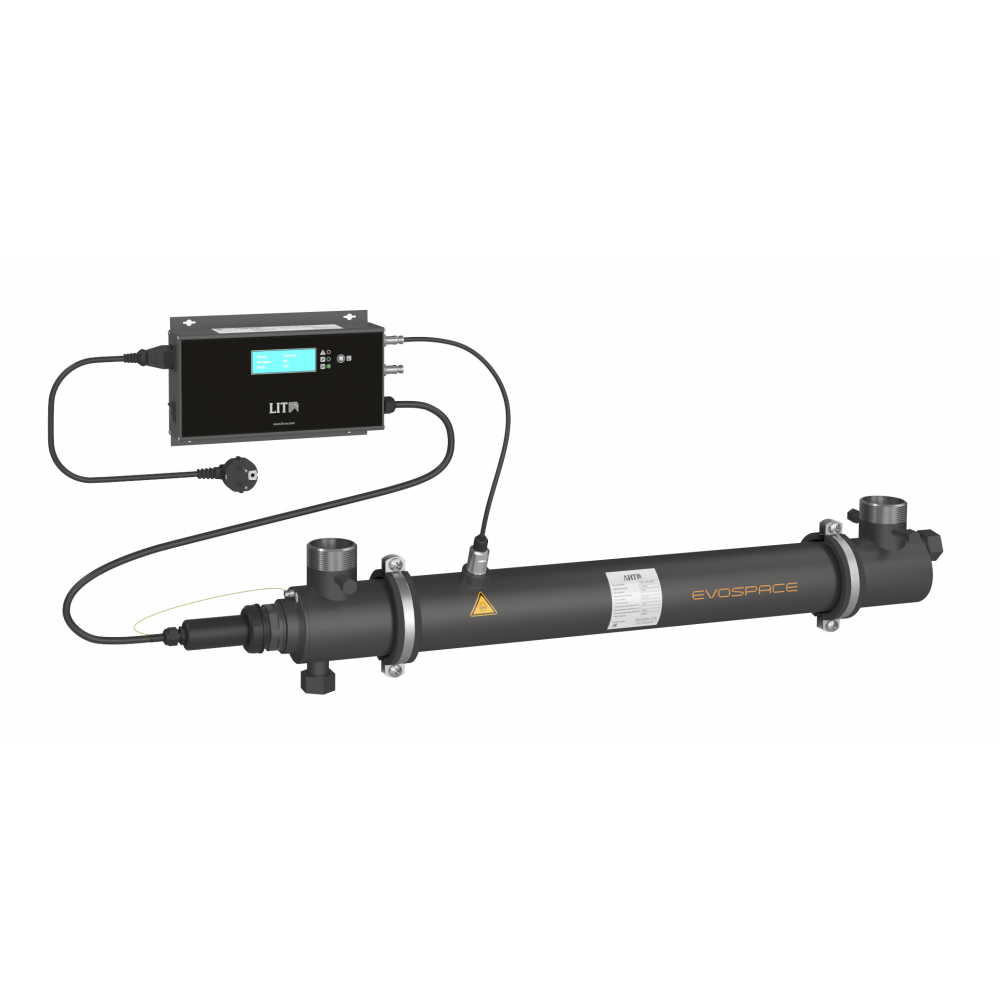 УФ-устaновкa Evospace UV-1, макс. производительность 7,5 м3/ч, G 2"