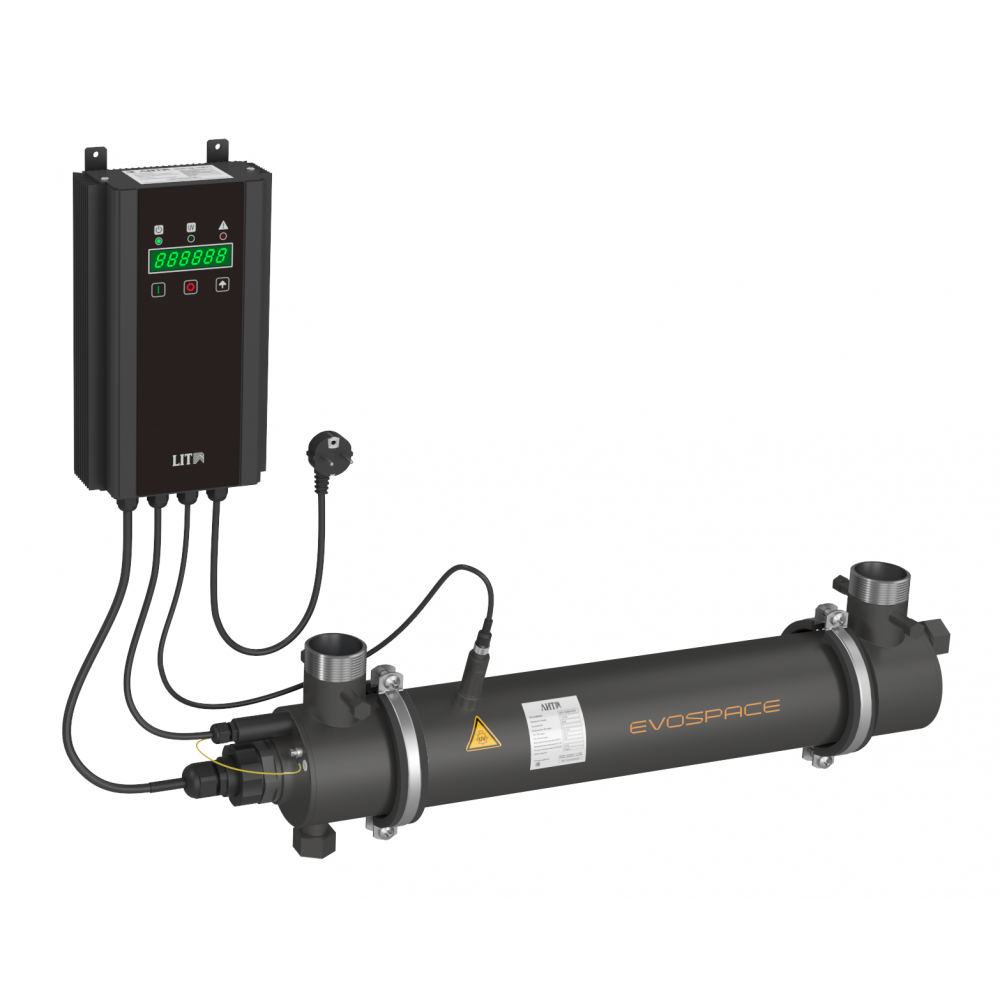 УФ-устaновкa Evospace UV-1, макс. производительность 30 м3/ч, G 2"