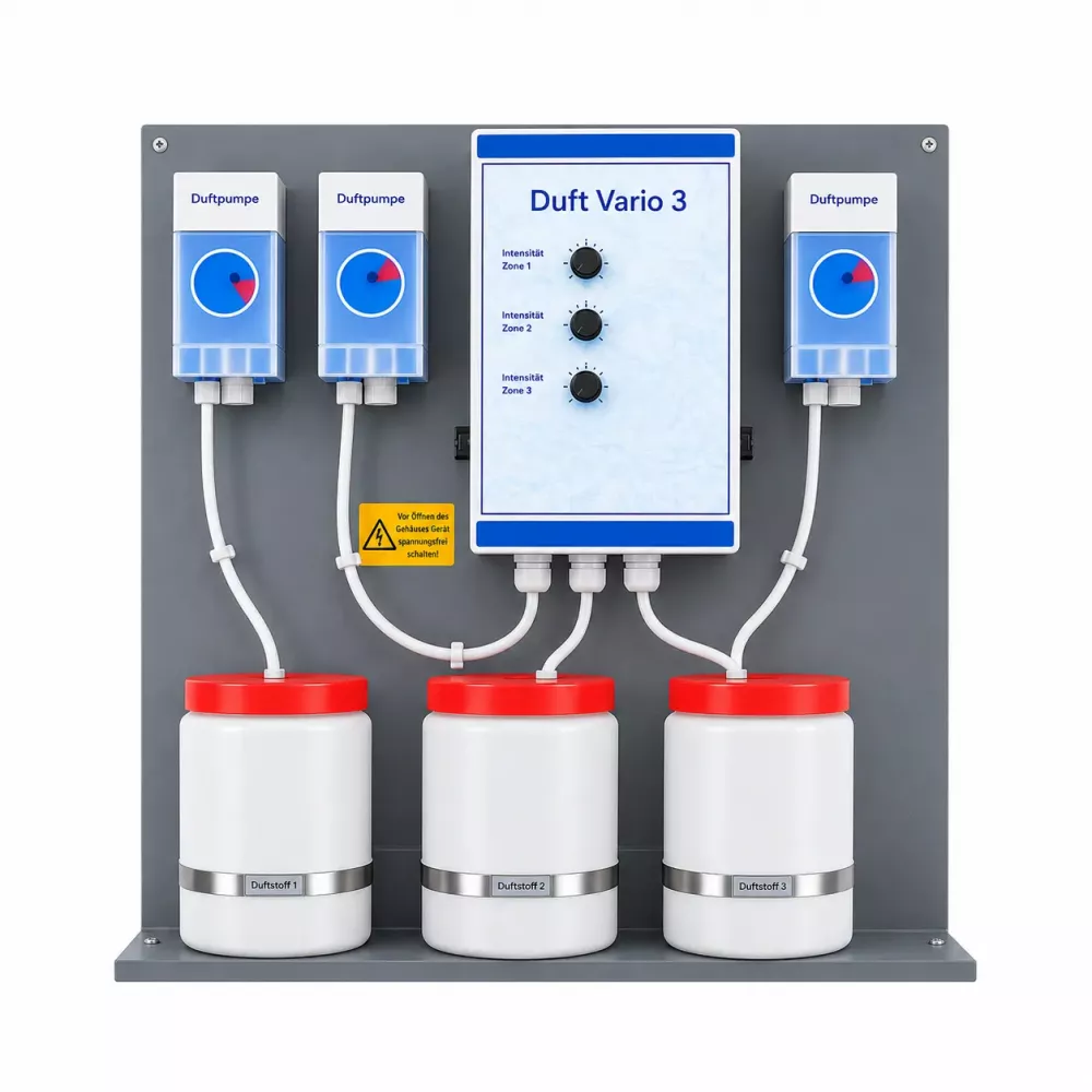 Дозирующая станция ароматерапии WDT DuftDos Vario, 3 аромата, 230 В AC 50 Гц, 10 Вт