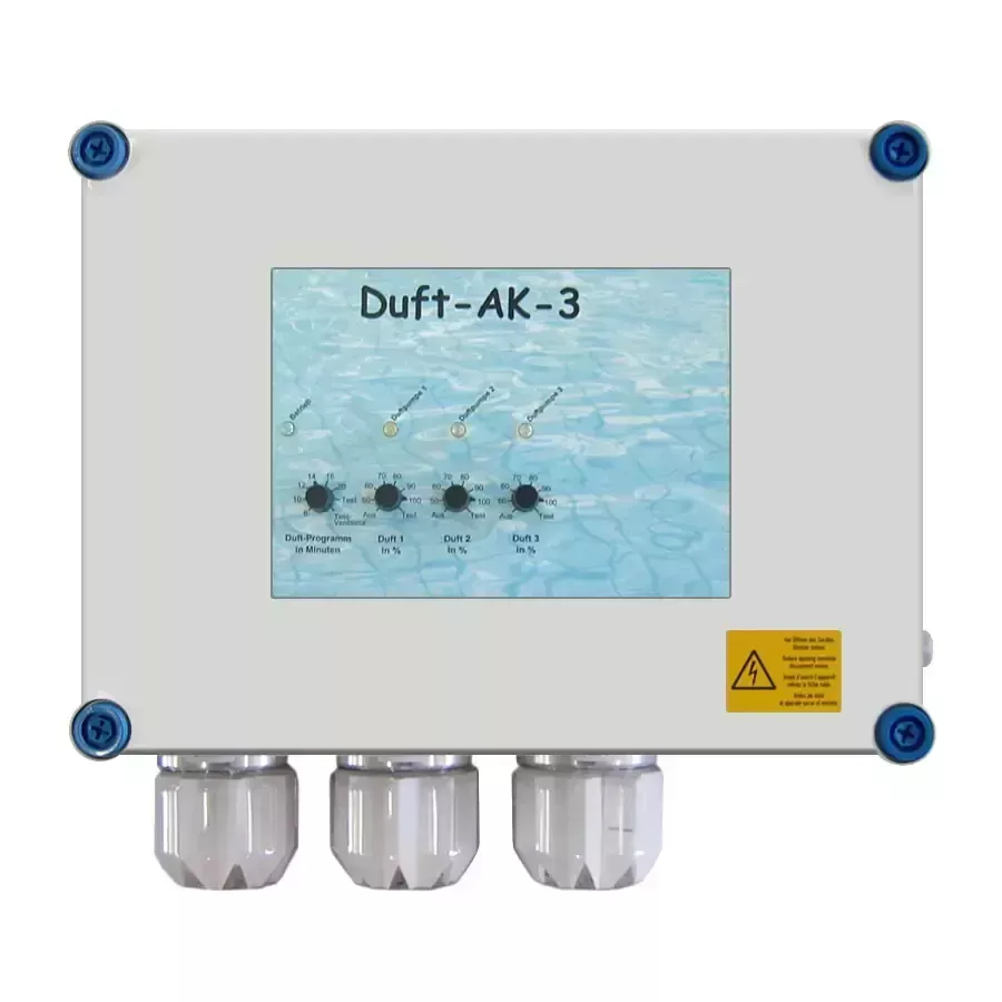Дозирующая станция ароматерапии WDT DuftDos AK, 3 аромата, с кнопкой, LED, 230 В AC 50 Гц, 60 Вт
