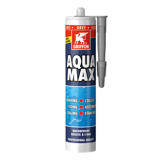 Герметик бассейновый универсальный Aqua Max 425 г GRIFFON, серый