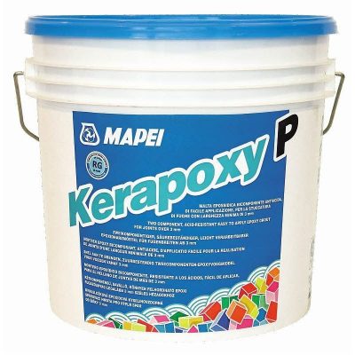 KERAPOXY P №113 тёмно-серый, 2-х комп. герметик кислотостойкий, 10 кг