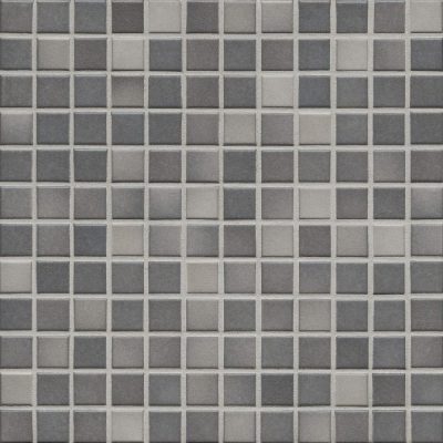 Мозаика серия Fresh 2,4 x 2,4 см Medium gray mix Secura (противоскользящая R10/B)