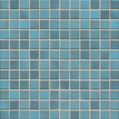 Мозаика серия Fresh 2,4 x 2,4 см Pacific blue mix Secura (противоскользящая R10/B)