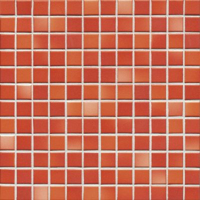 Мозаика серия Fresh 2,4 x 2,4 см Coral red mix Secura (противоскользящая R10/B)