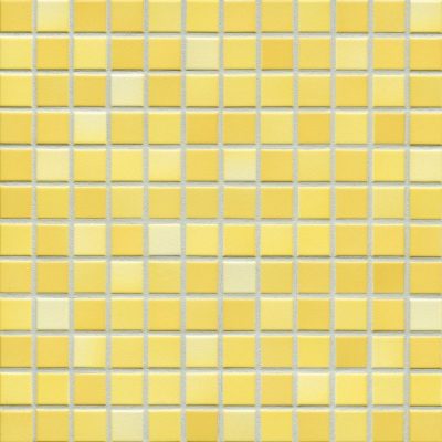Мозаика серия Fresh 2,4 x 2,4 см Sunshine yellow mix Secura (противоскользящая R10/B)