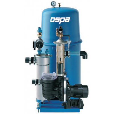 Фильтр Ospa 8 AA K с пласт. насосом 400В/0,55 кВт и пласт. префильтром