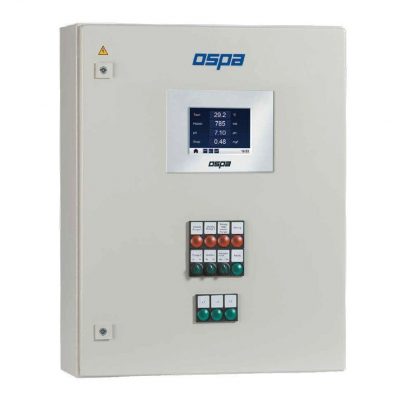 Шкаф упр. Ospa-Compact с сенсорным дисп. с 2 насосами фильтра мощностью 2,2–4,0 кВт (частн.бас.)