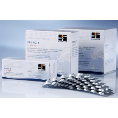 Таблетки для фотометров DPD1, (анализ: свободный хлор, бром, йод, диоксид хлора, озон), 10 шт.