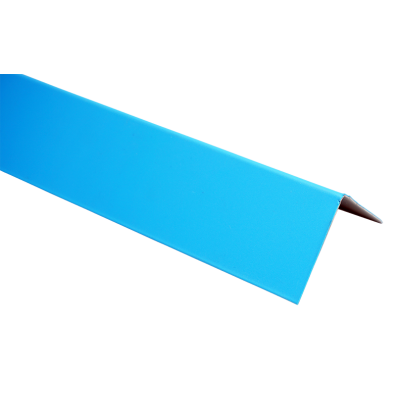 Металлический ПВХ-уголок внешний Alkorplan (синий/серый), 50х30х2000 мм