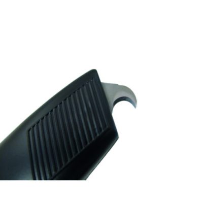 Нож монтажный с загнутым лезвием (черный)