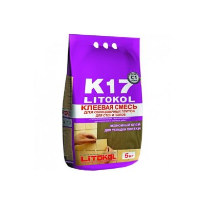 Клеевая смесь LITOKOL K17, 5 кг
