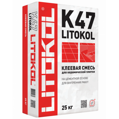 Клеевая смесь LITOKOL K47, 25 кг