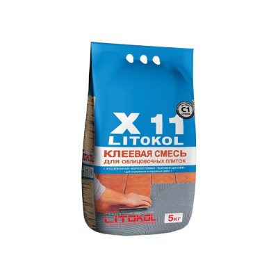 Усиленная клеевая смесь LITOKOL X11, 5 кг