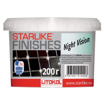 Фотолюминисцентная добавка LITOKOL STARLIKE "NIGHT VISION", 200 г