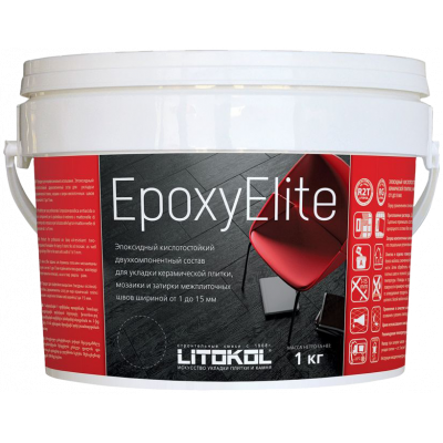 EpoxyElite эпоксидная затирочная смесь E.04 (Платина ), 1 кг