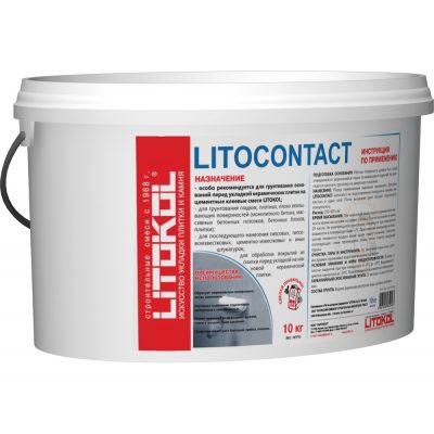 Грунтовка адгезионная LITOKOL LITOCONTACT, 10 кг