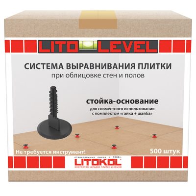 Основание-стойка для системы выравнивания плитки LITOKOL LITOLEVEL (500 шт/коробка)
