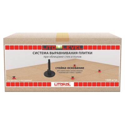Основание-стойка для системы выравнивания плитки LITOKOL LITOLEVEL (1500 шт/коробка)