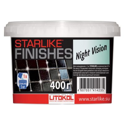 Фотолюминисцентная добавка LITOKOL STARLIKE "NIGHT VISION", 400 г