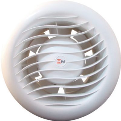 Вентилятор для сауны EOS, диаметр канала 100 мм, 17 Вт, 105 м3/ч, цвет белый